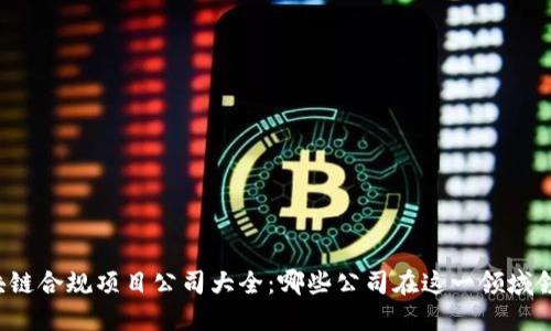 区块链合规项目公司大全：哪些公司在这一领域领先？